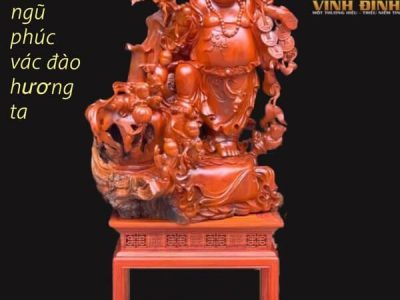 Di Lặc Ngũ Phúc Gỗ Hương Ta
