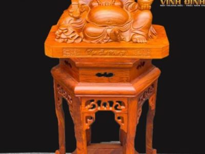 Di Lặc Xoài Gỗ Hương Đá