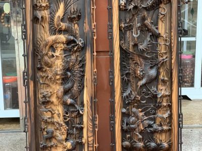 Tượng Tây Phương Tam Thánh Gỗ Vương Mộc Tử Đàn