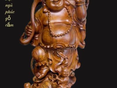 Di Lặc Ngũ Phúc Gỗ Cẩm