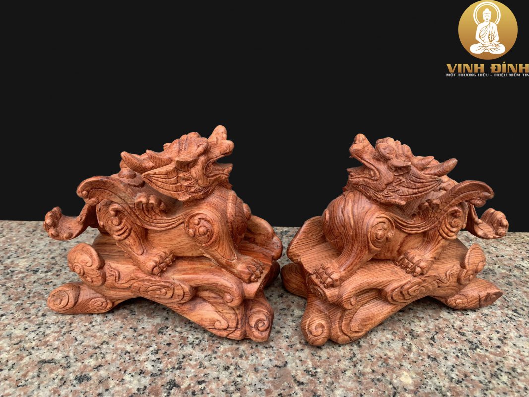 Tượng Tỳ Hưu - Thần Giữ Của Hương Đá 17x20x9 cm - Ảnh 2