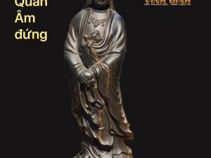 Phật Bà Gỗ Mun Hoa