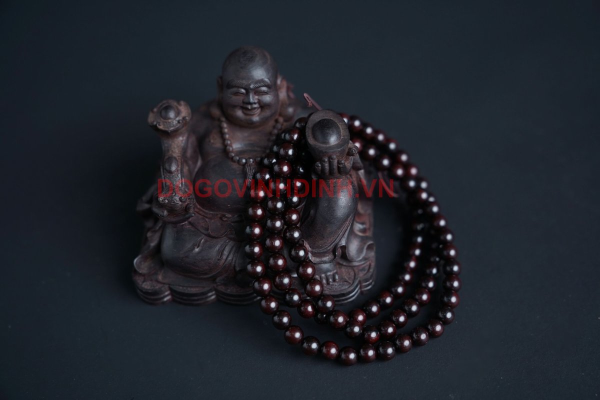 Vòng Tay Gỗ Tử Đàn Ấn Độ 108 Hạt