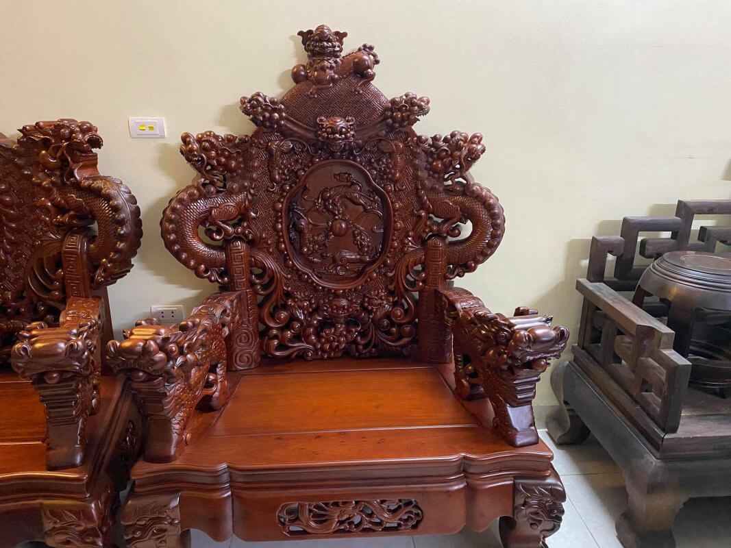 Đỉnh rồng gỗ hương ta bộ 12 món - Ảnh 7