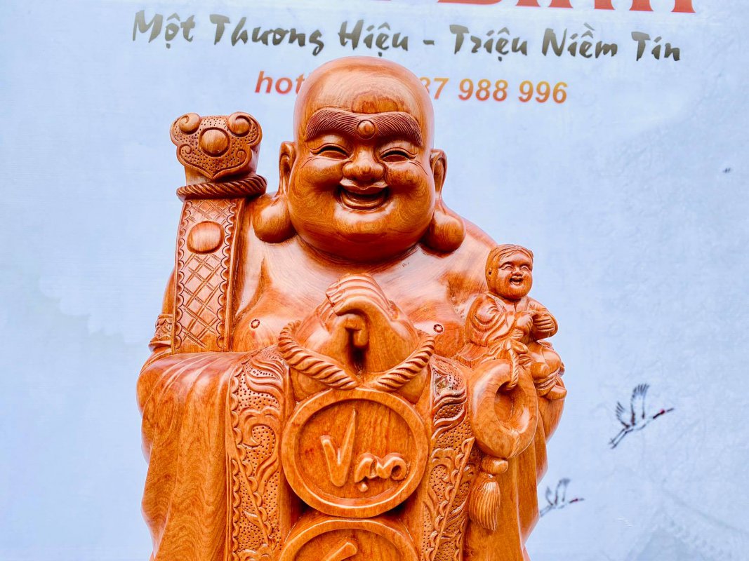 Tượng Phật Di Lạc 1mx33x31 - Ảnh 2