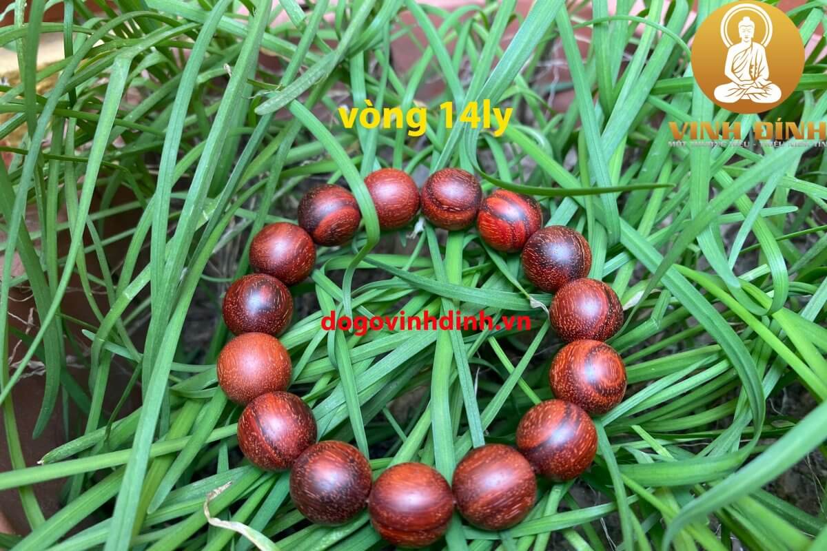 Vòng Gỗ Tử Đàn Lông Bò Dáng Tròn - Ảnh 5
