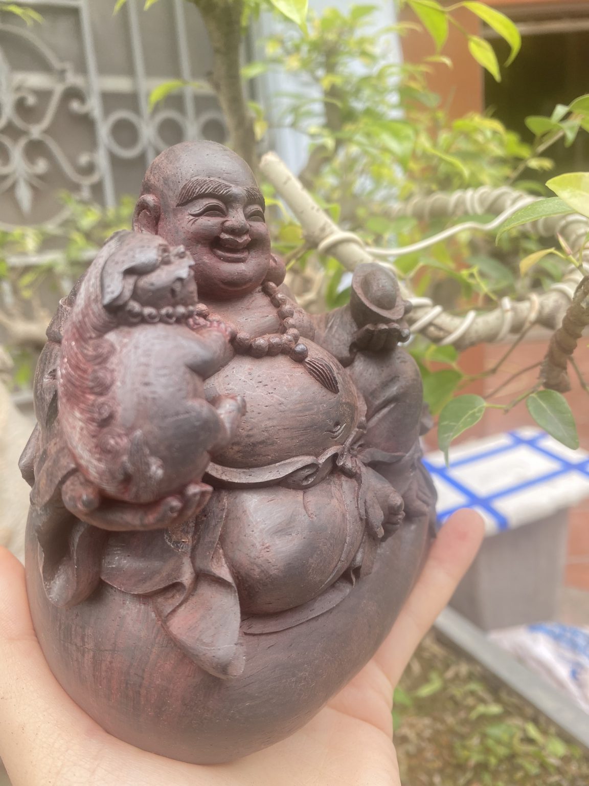 Phật Di Lạc Nghê để xe ô tô - Ảnh 5