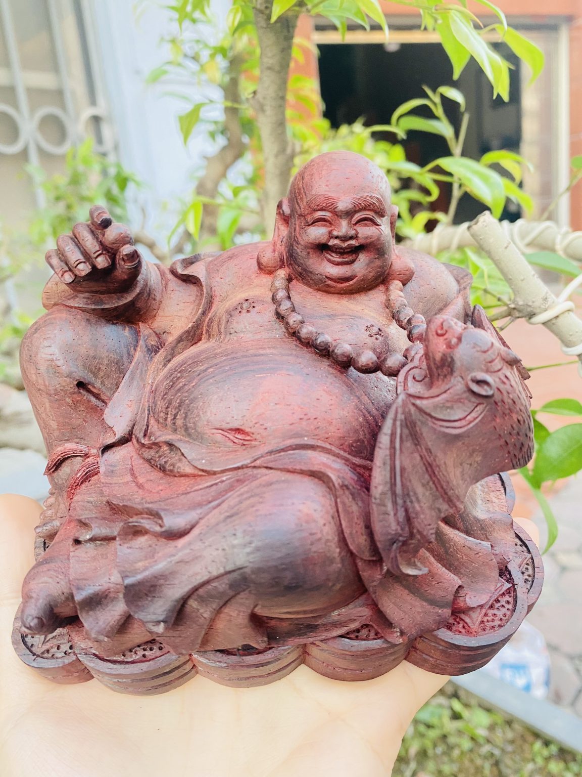 Phật Di Lạc Dơi để xe ô tô - Ảnh 2