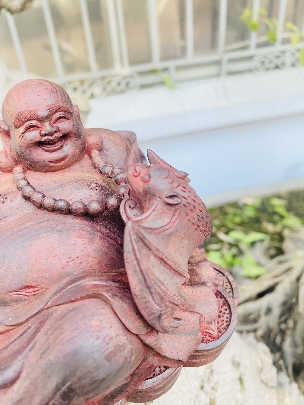 Phật Di Lạc Dơi để xe ô tô - Ảnh 5