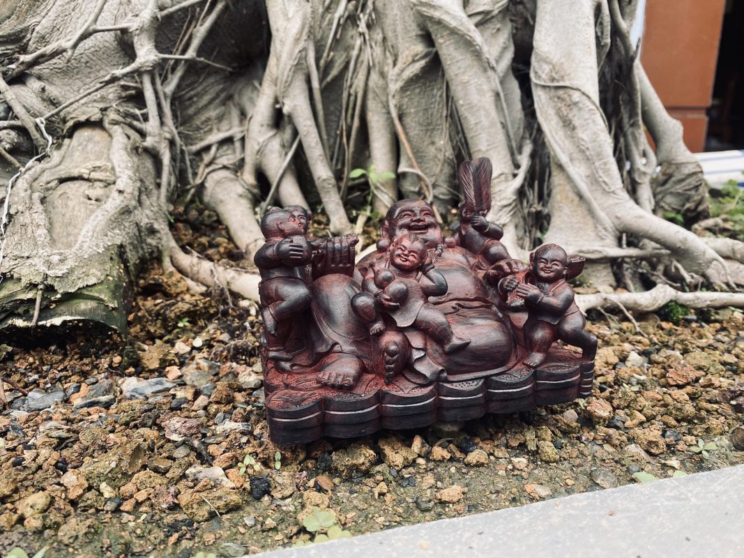 Di Lạc Ngũ Phúc 9x14x11 cm - Ảnh 2