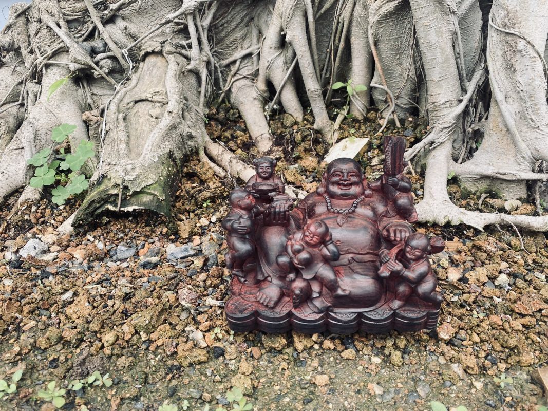 Di Lạc Ngũ Phúc 9x14x11 cm - Ảnh 3