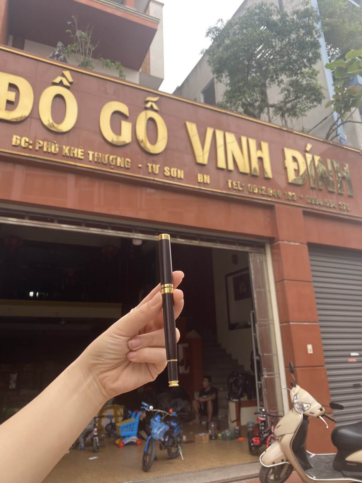 Bút ký gỗ Tử Đàn đen Nam Ấn Độ - Ảnh 3