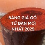 Bảng giá gỗ Tử Đàn mới nhất 2025 – Đồ Gỗ Vinh Đính